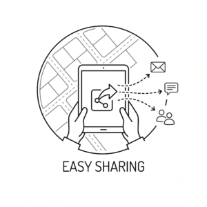 plotting residential real estate layout easy sharing logo